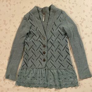 Lacy detailed Free People sweater